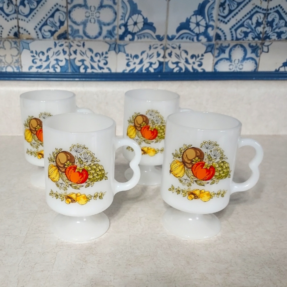 Vintage Spice of Life Mug Set of 4
